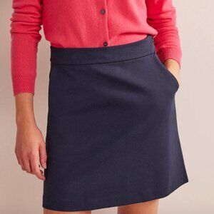 Boden Ponte A-line Mini Skirt